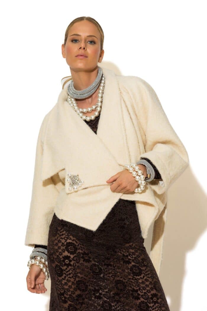 Crystal Embellished Boucle Jacket