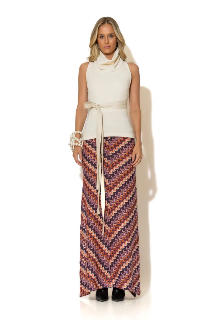 Open-Back Ribbed-Knit Top with Crisscross Straps