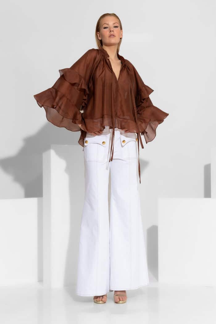 Off-White Denim flared pants