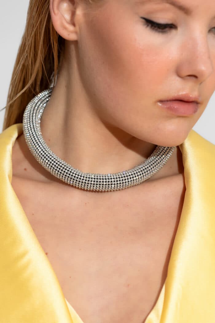 Bold crystal necklace