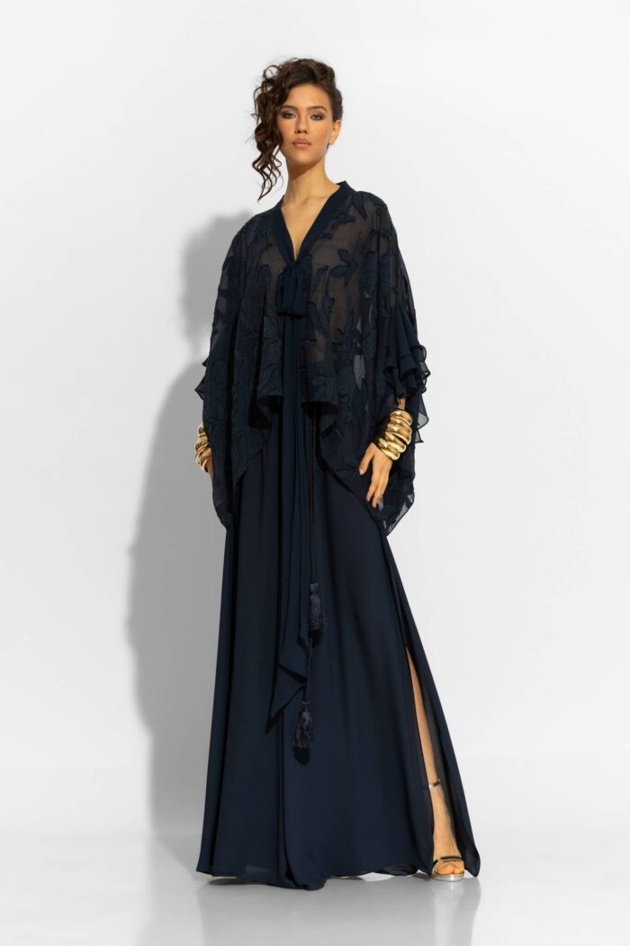 C-THROU Crepe Georgette Wide Leg Pants 2603020wb
