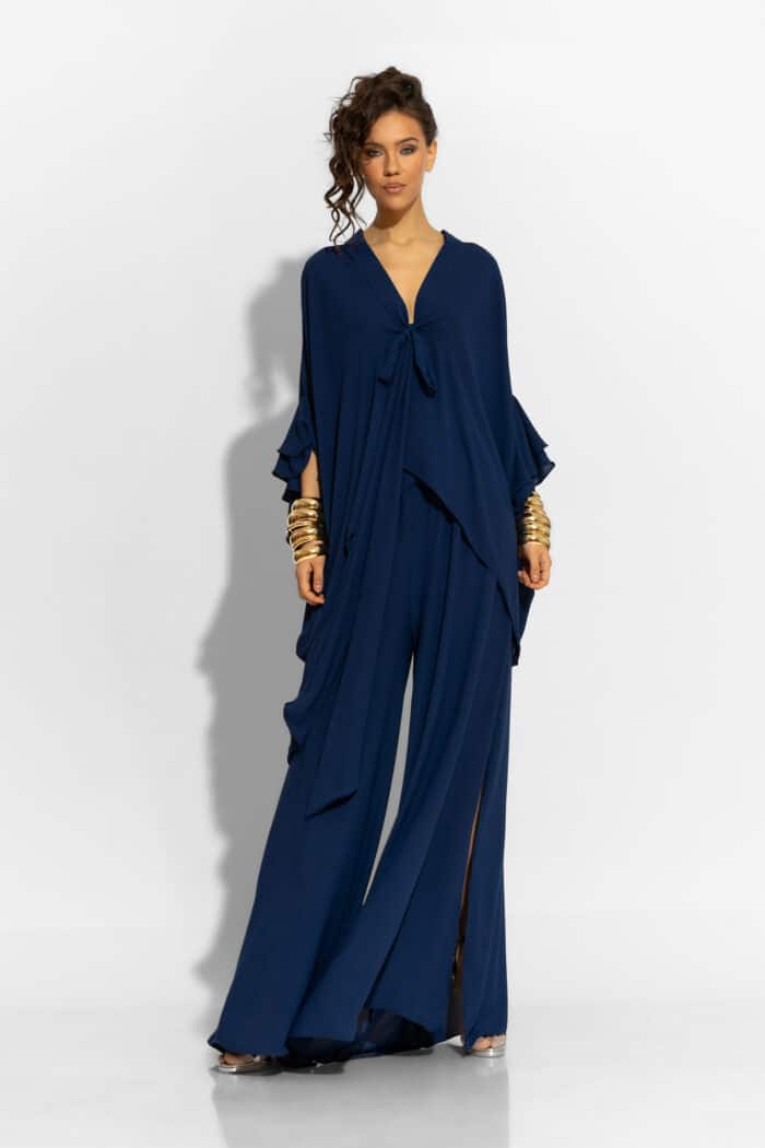 Crepe Georgette wide leg pants
