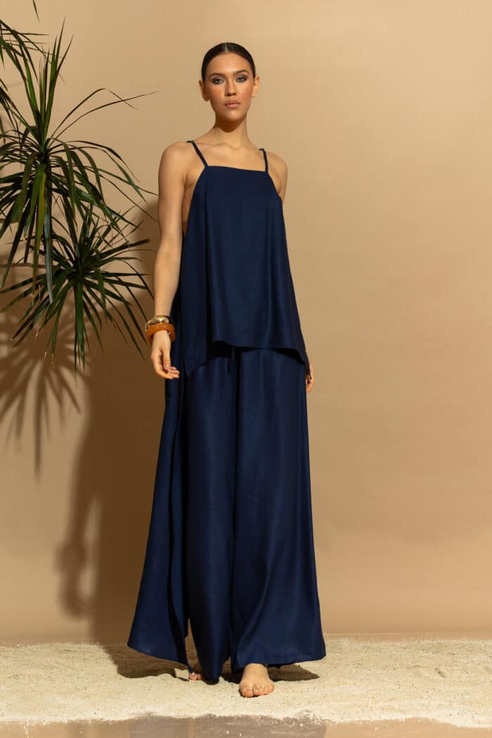 C-THROU Exclusive Asymmetrical Linen Viscose Camisole Tunic 2635002