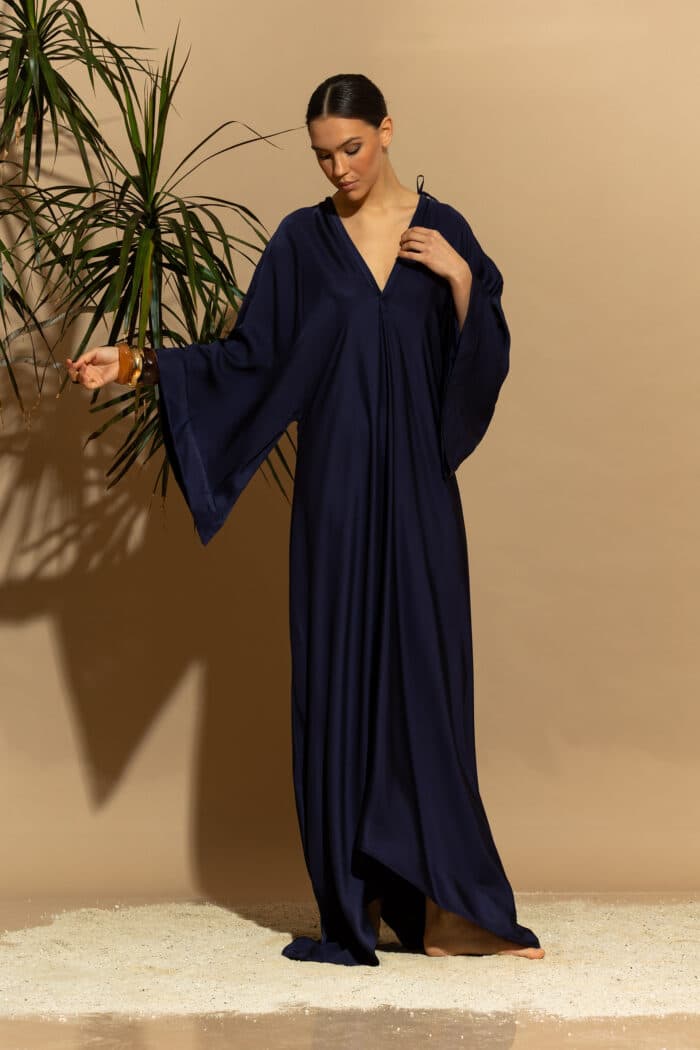 C-THROU Exclusive Loose Maxi Satin Viscose Dress 2636018