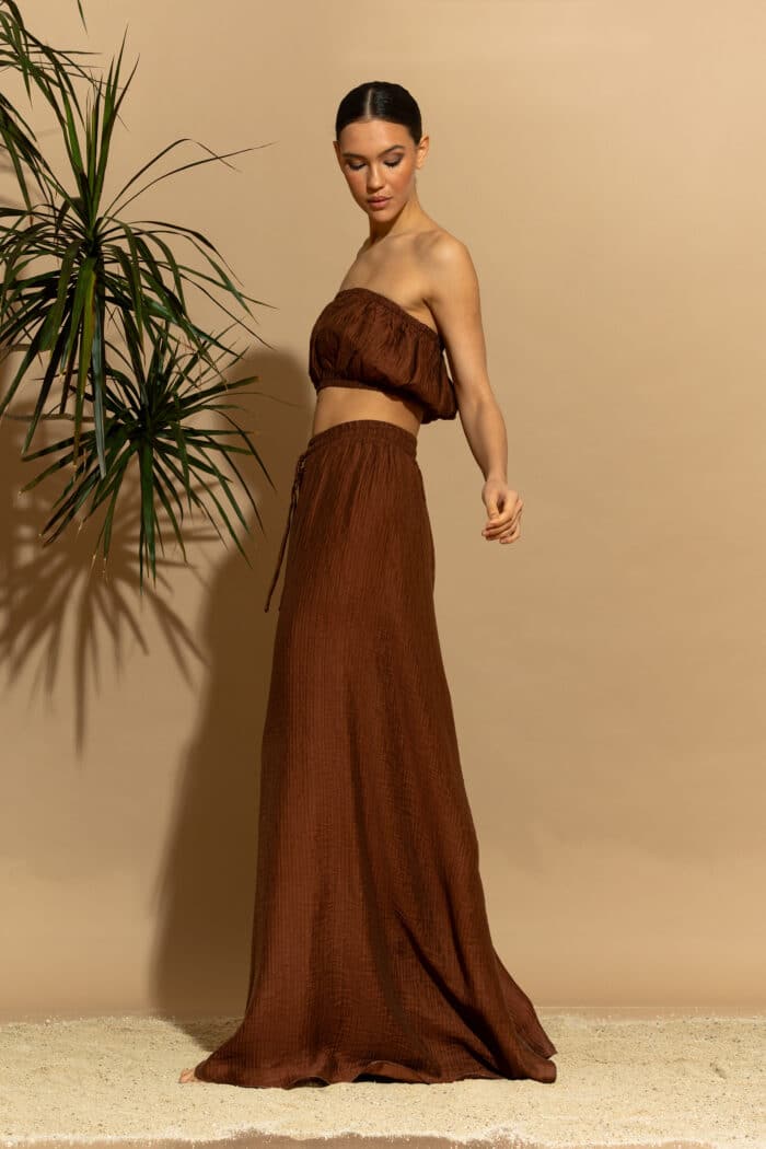 C-THROU Tencel Wide leg Pants 2633003wb